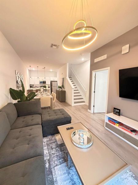 Furnished interior view inside a new home in , Davenport (Image 11). Furnished interior view inside a new home in , Davenport (Image 11).