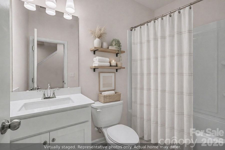 Furnished interior view inside a new home in , Charlotte (Image 4).
