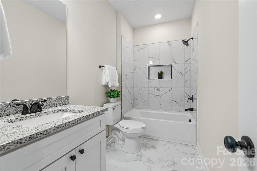 Furnished interior view inside a new home in , Spencer (Image 18).