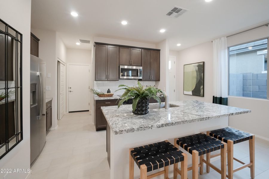 KITCHEN WITH ISLAND