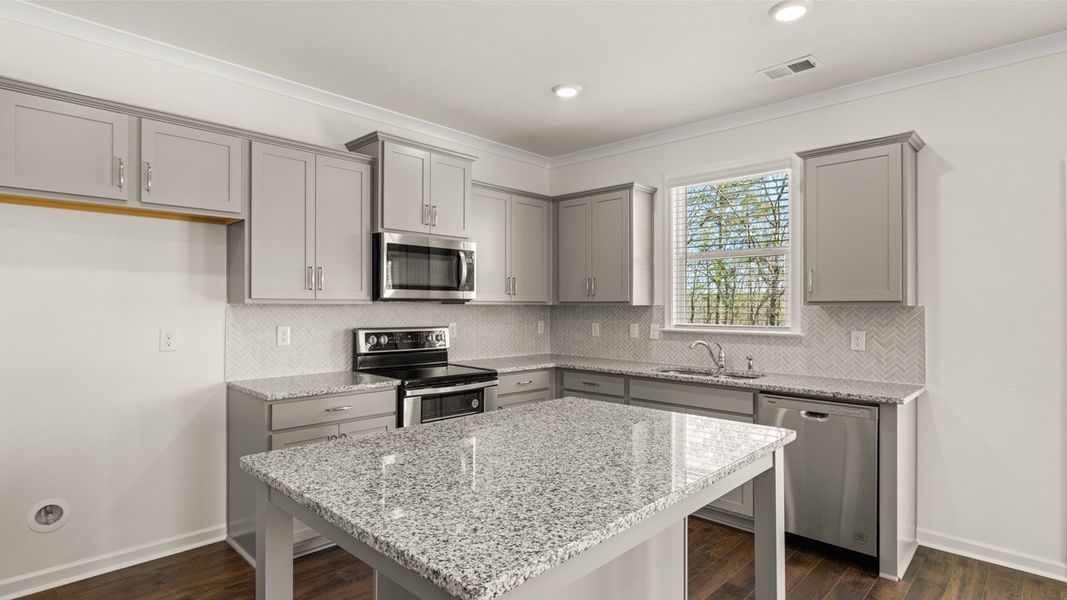 Furnished interior view inside a new home in The Abbey at Trolley Run Station, Aiken (Image 5).