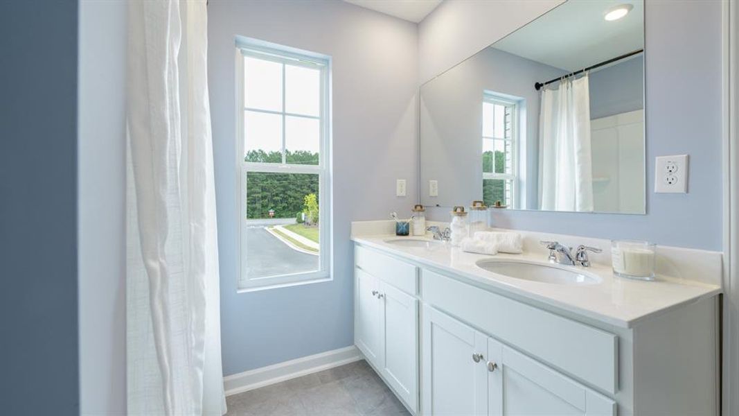 Furnished interior view inside a new home in Harvest Park, Decatur (Image 16).