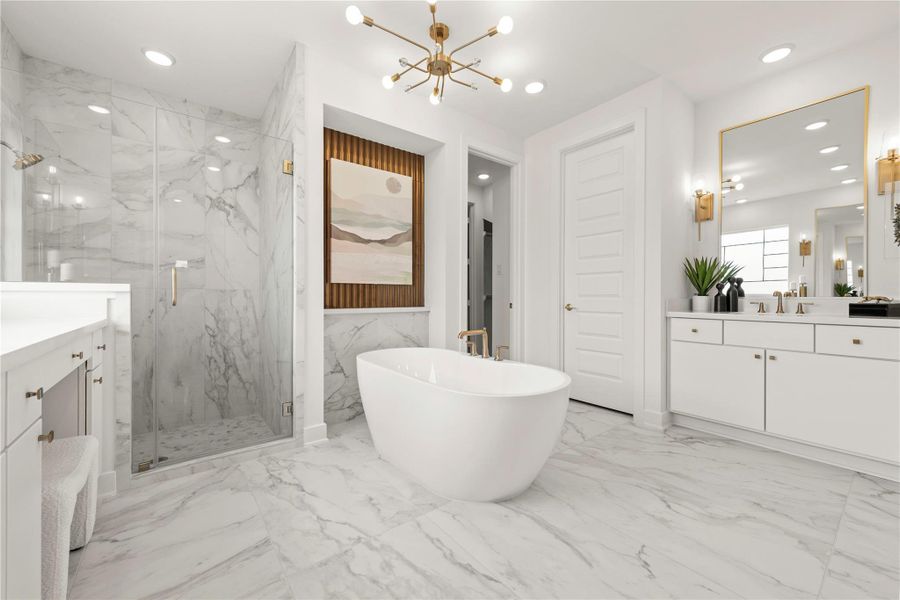 Furnished interior view inside a new home in The Trails, New Caney (Image 29). Furnished interior view inside a new home in The Trails, New Caney (Image 29).