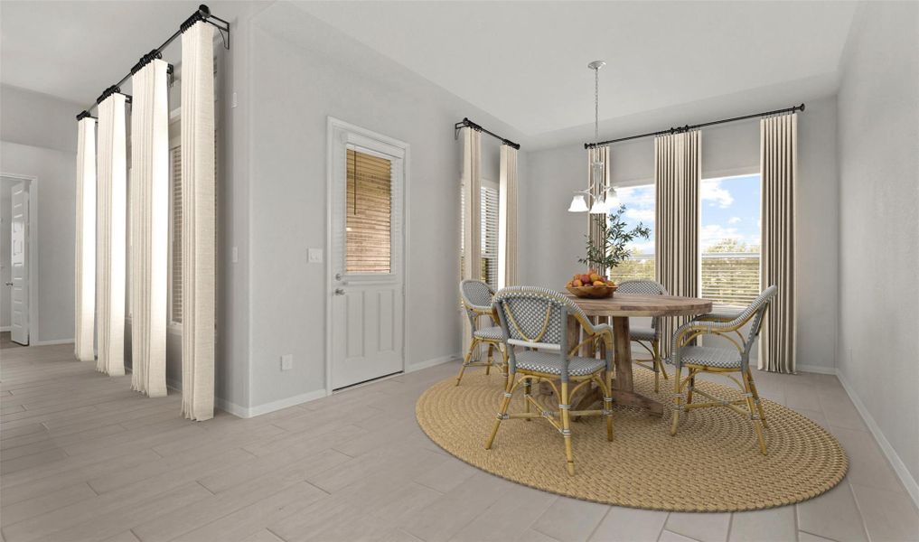 Charming dining area (*Photo not of actual home and used for illustration purposes only.)