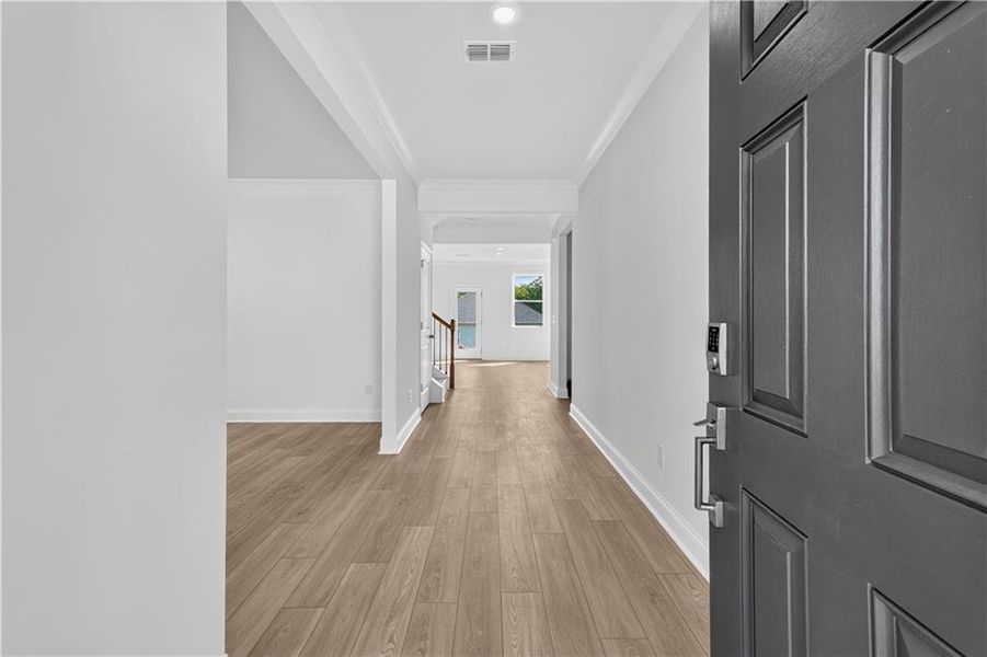 Spacious, unfurnished interior of a new home in Bailey Fence, Dacula (Image 45). Spacious, unfurnished interior of a new home in Bailey Fence, Dacula (Image 45).