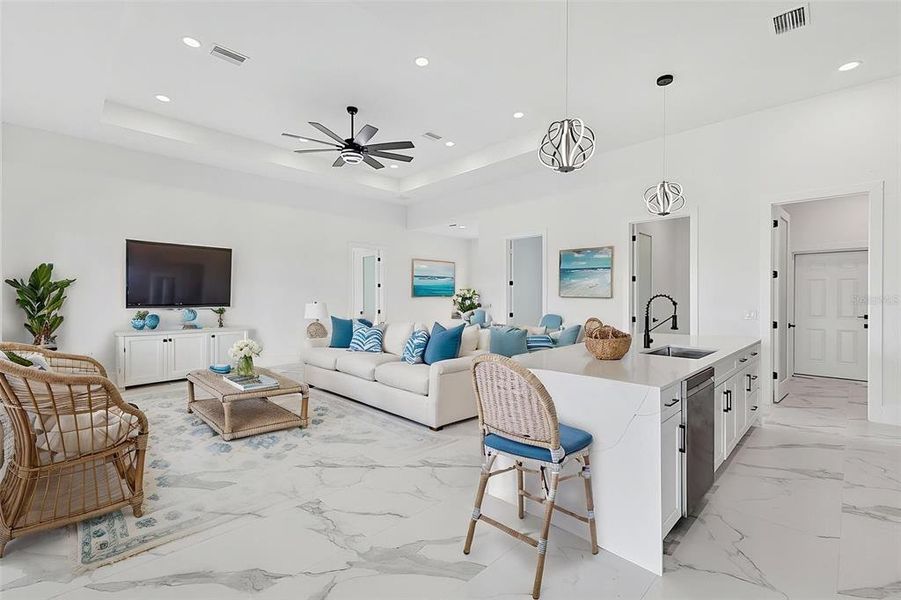 Furnished interior view inside a new home in , Port Charlotte (Image 15).