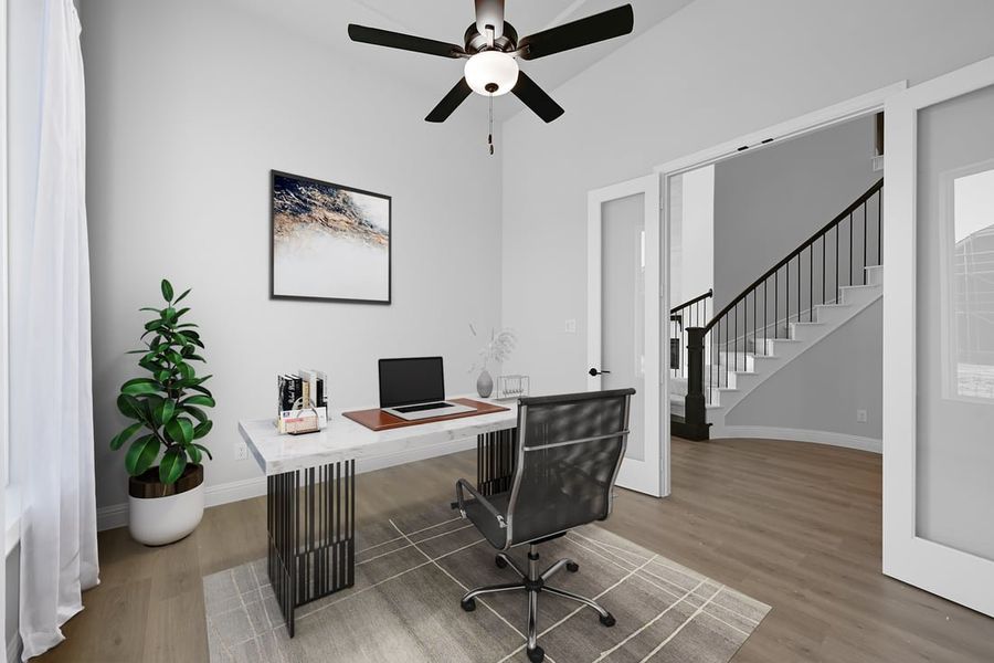 Furnished interior view inside a new home in The Ridge at Northlake, Northlake (Image 9).