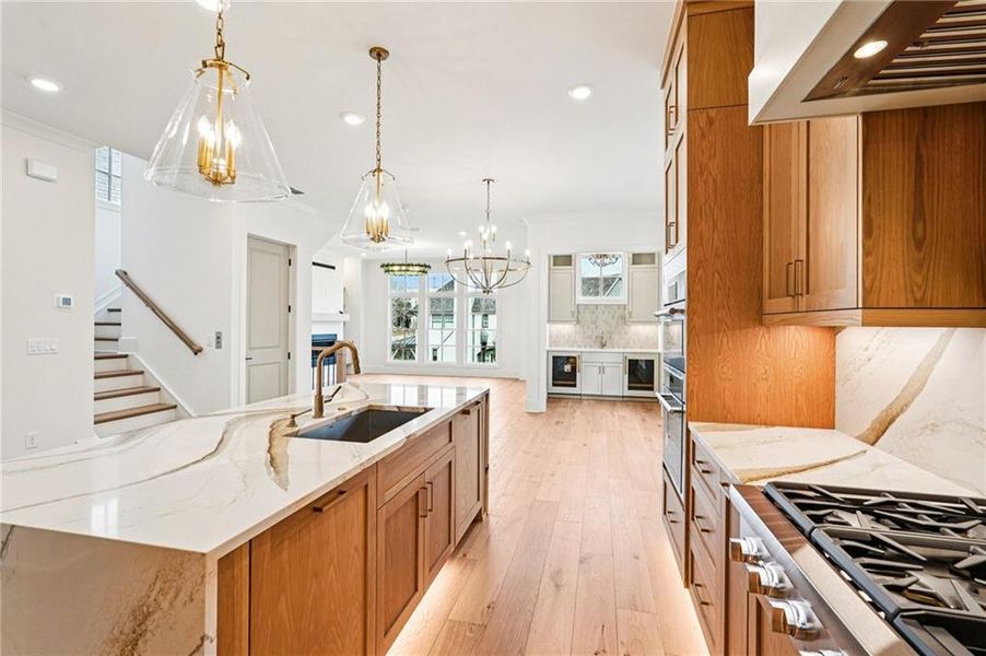 Furnished interior view inside a new home in Park Walke, Alpharetta (Image 13).
