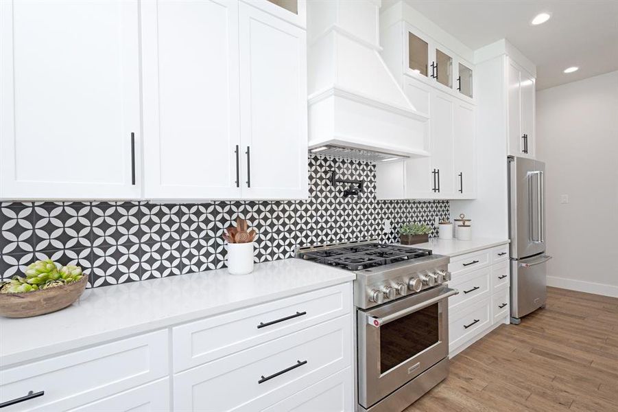 Furnished interior view inside a new home in , Justin (Image 8).