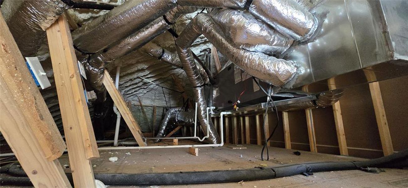 View of attic View of attic