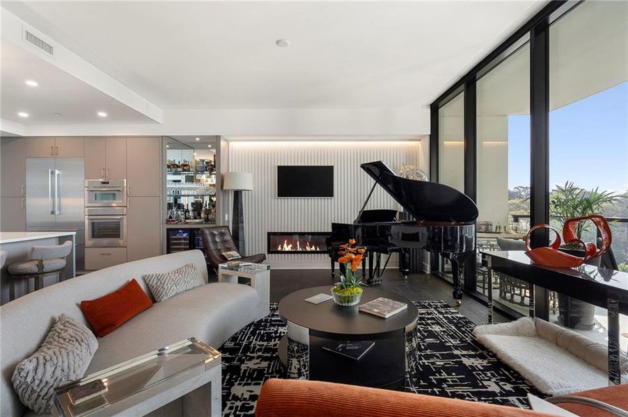 Furnished interior view inside a new home in The Dillon Buckhead, Atlanta (Image 11). Furnished interior view inside a new home in The Dillon Buckhead, Atlanta (Image 11).