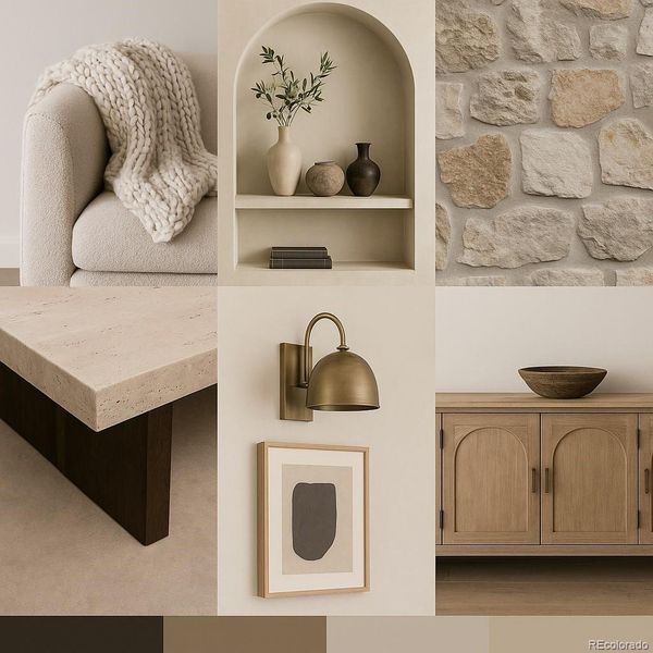 Curated Interior Design Inspiration -- Buyers may curate their own designs with the assistance of Valiant