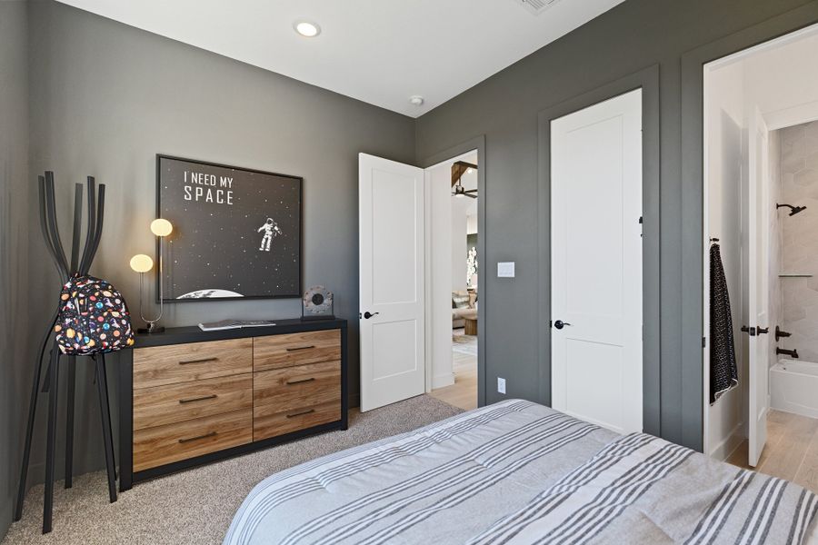 Furnished interior view inside a new home in Riceland, Mont Belvieu (Image 32).