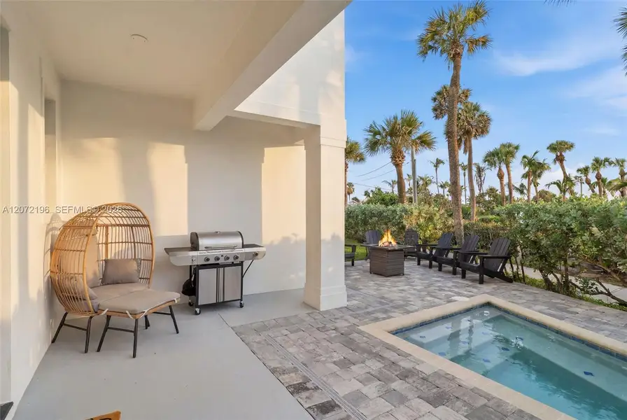 Exterior details and patio area of a home in , Melbourne Beach (Image 34).
