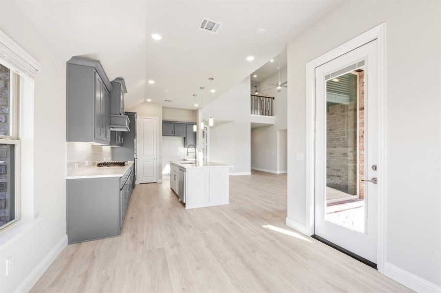 Furnished interior view inside a new home in Creekview Meadows, Pilot Point (Image 13).