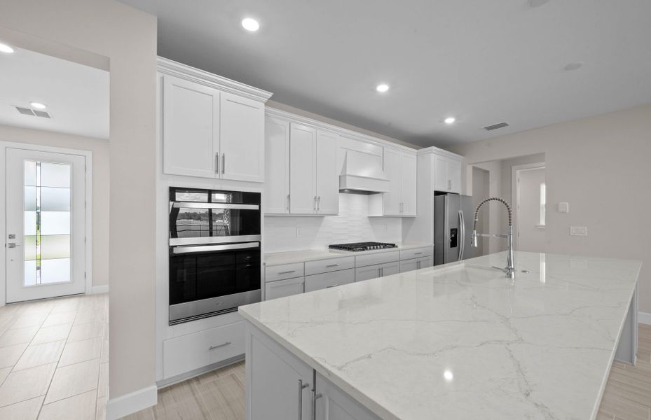 Furnished interior view inside a new home in Del Webb Oak Creek, North Fort Myers (Image 8).
