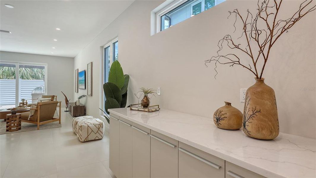 Furnished interior view inside a new home in , Sarasota (Image 10).