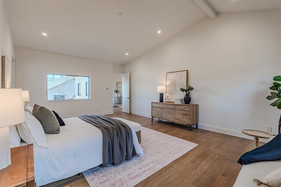 Furnished interior view inside a new home in , Dallas (Image 10).