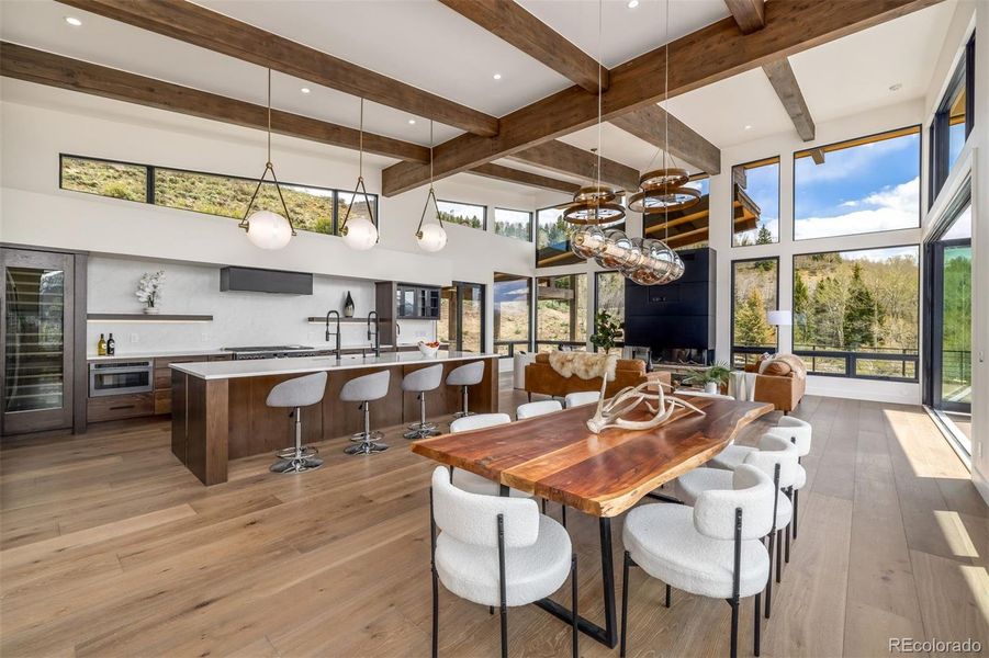 Furnished interior view inside a new home in , Silverthorne (Image 26).