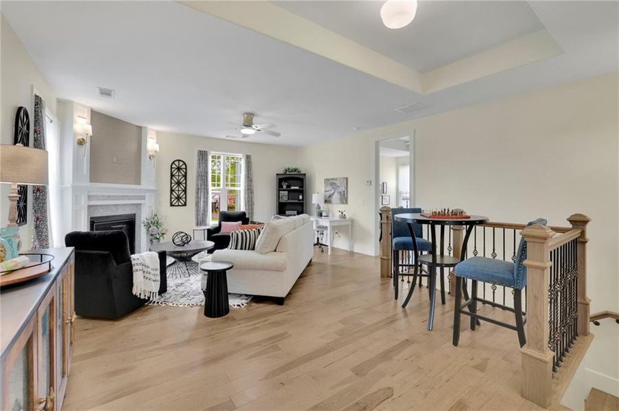Furnished interior view inside a new home in , Austell (Image 32).