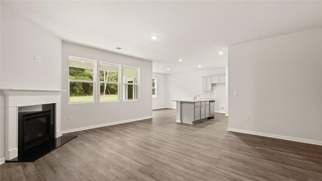 Spacious, unfurnished interior of a new home in Preserve at Dove Creek, Statham (Image 30).