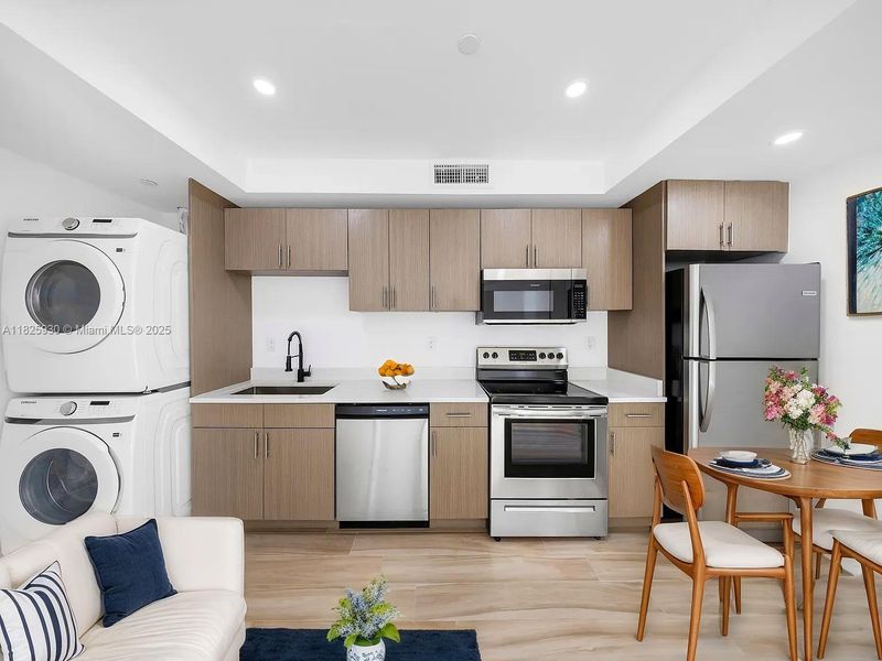 Furnished interior view inside a new home in , Miami (Image 10). Furnished interior view inside a new home in , Miami (Image 10).