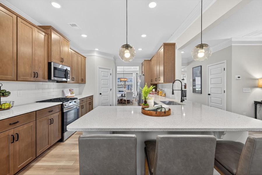 Furnished interior view inside a new home in Jones Ridge, Dallas (Image 7).
