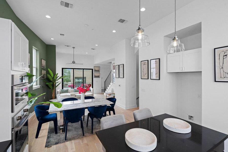 Furnished interior view inside a new home in , Austin (Image 6).