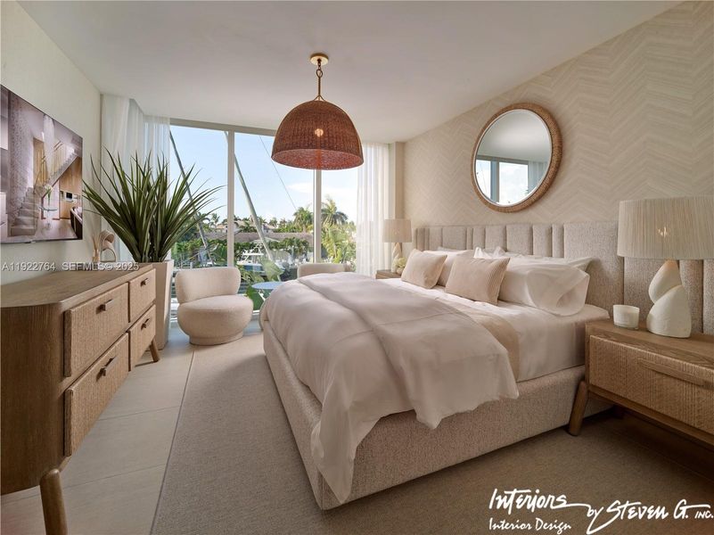 Furnished interior view inside a new home in , Fort Lauderdale (Image 6).