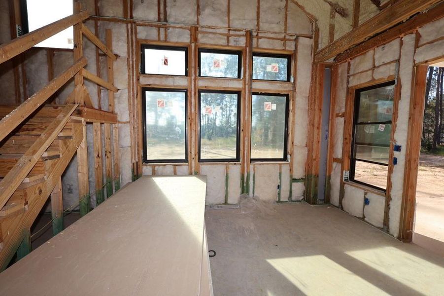 In-progress construction of a new home in ARTAVIA 50' Homesites, Conroe, TX (Image 9). In-progress construction of a new home in ARTAVIA 50' Homesites, Conroe, TX (Image 9).