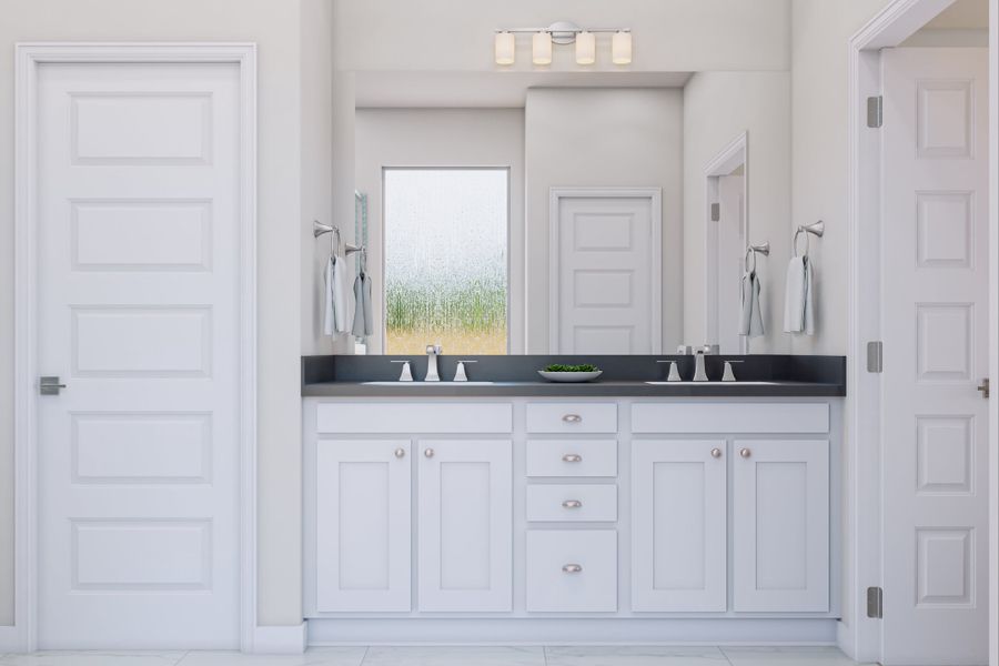 Representative furnished interior of a home built from the Arbor by Tri Pointe Homes in Terrace Collection At Turner's Crossing, Buda (Image 15).