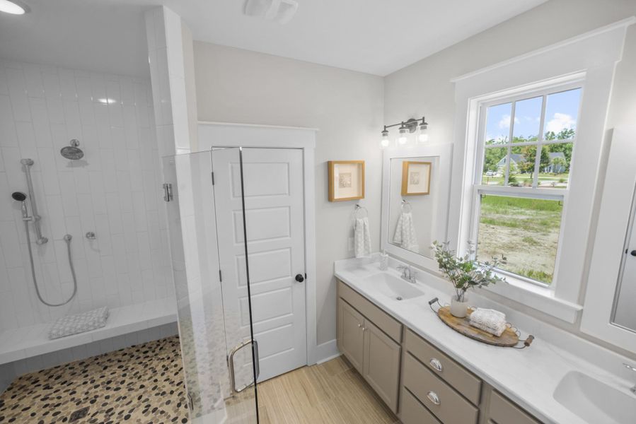 Representative furnished interior of a home built from the Fletcher by Bill Clark Homes in Riverside Cove, Wilmington (Image 13).