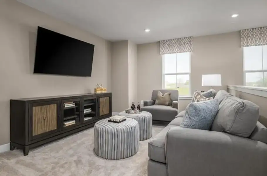 Furnished interior view inside a new home in , Commerce (Image 27).