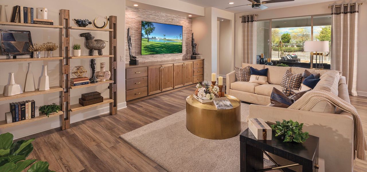 Representative furnished interior of a home built from the Bali II by Robson Resort Communities in Robson Ranch Arizona, Eloy (Image 4).