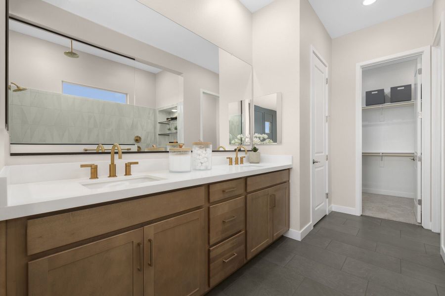 Representative furnished interior of a home built from the Cobalt by Mattamy Homes in Landmarke, Queen Creek (Image 12).