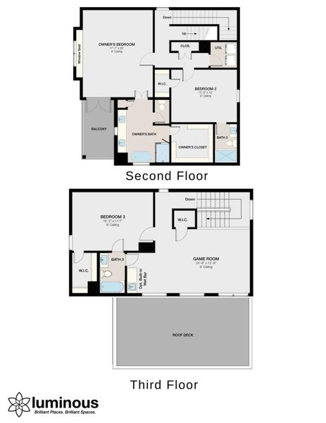 2D floor plan layout of this home in , Houston, TX (Image 5).