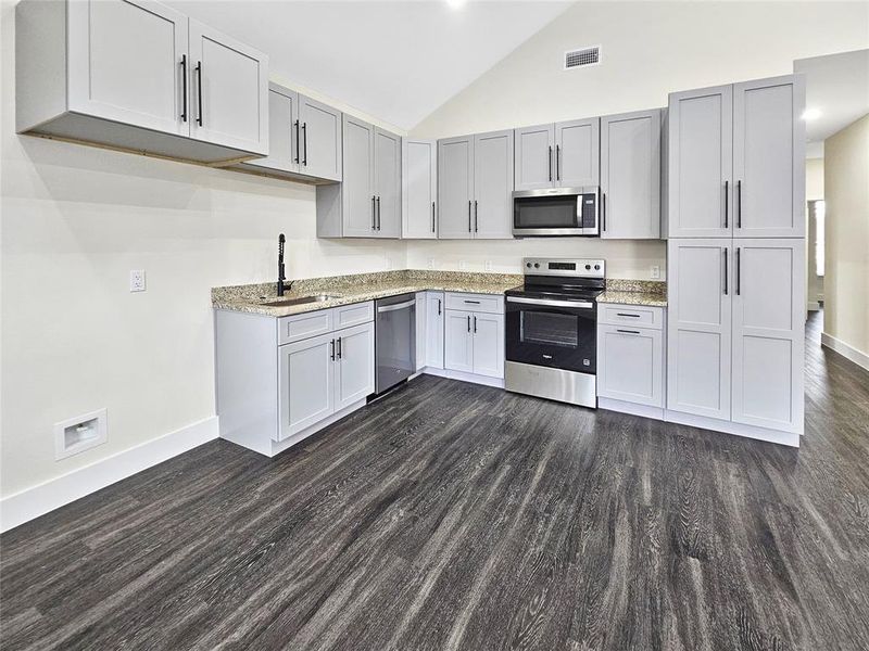 Furnished interior view inside a new home in , Malakoff (Image 5).