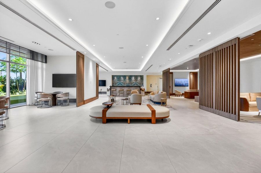 Amenities sixth floor lounge