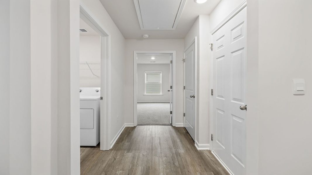Spacious, unfurnished interior of a new home in Cedar Gap, Fountain Inn (Image 23). Spacious, unfurnished interior of a new home in Cedar Gap, Fountain Inn (Image 23).