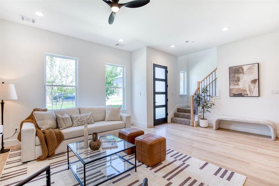 Furnished interior view inside a new home in , Rowlett (Image 14). Furnished interior view inside a new home in , Rowlett (Image 14).