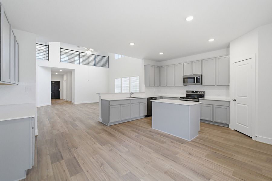 Furnished interior view inside a new home in Laurel Vistas, San Antonio (Image 7).