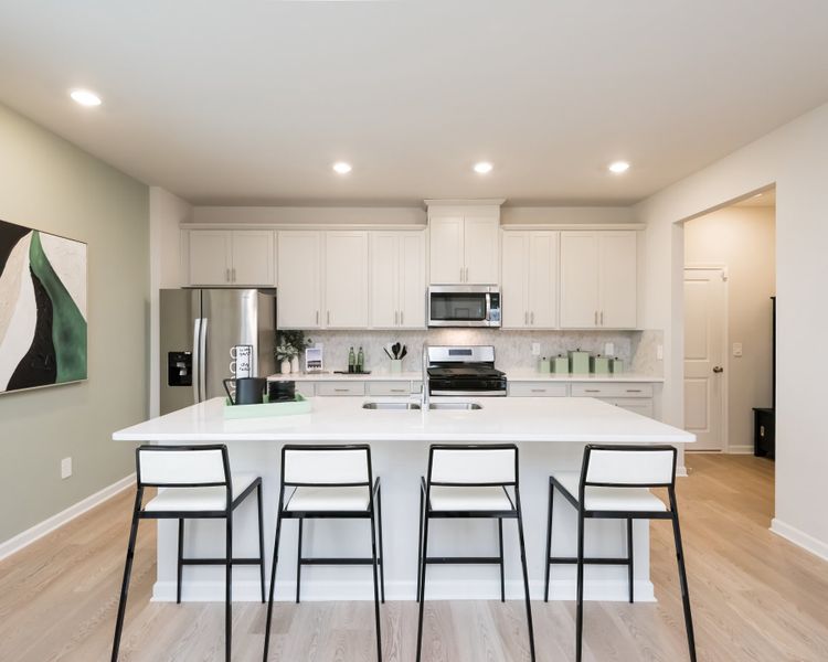 Furnished interior view inside a new home in Nolen Farm, Gastonia (Image 6).