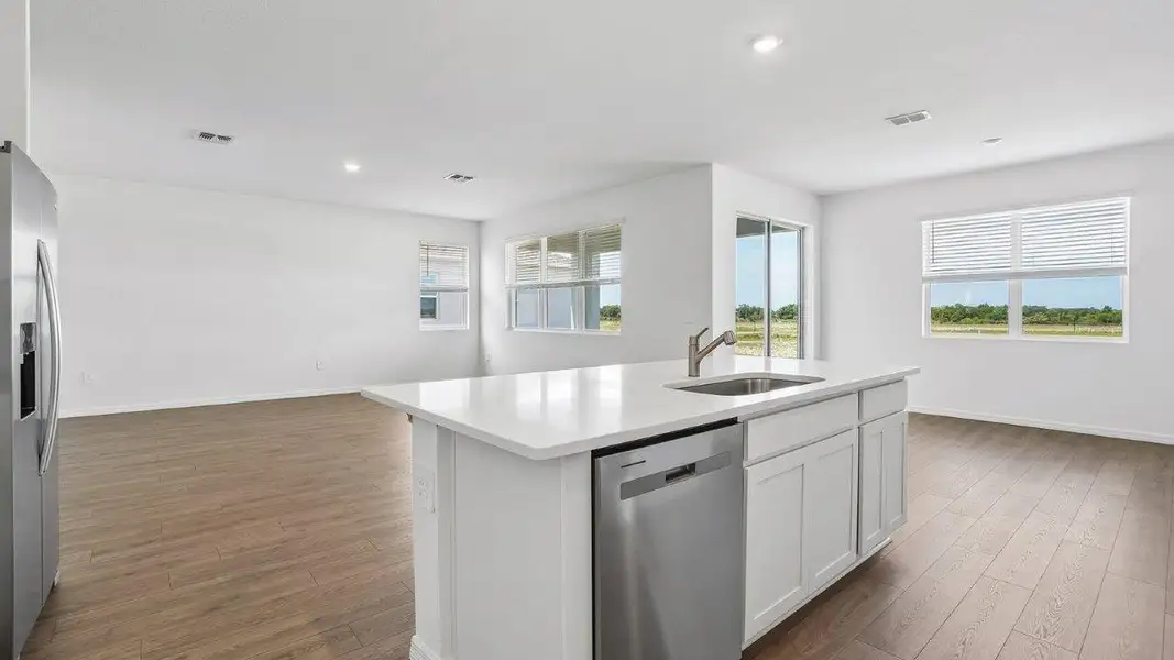 Furnished interior view inside a new home in Harmony at Lake Eloise, Winter Haven (Image 4).