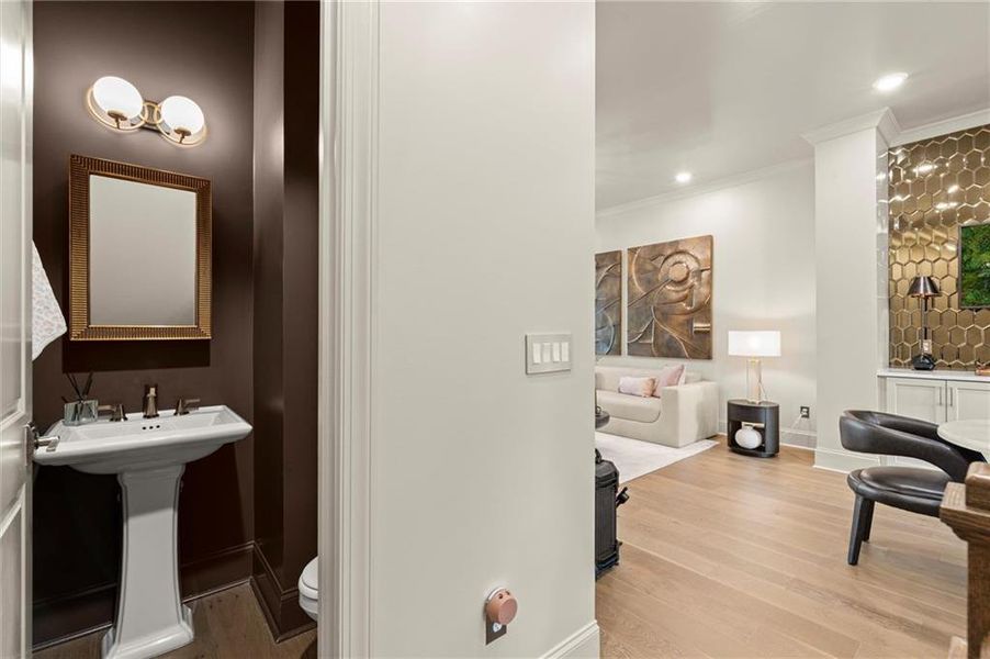 Furnished interior view inside a new home in , Alpharetta (Image 45).