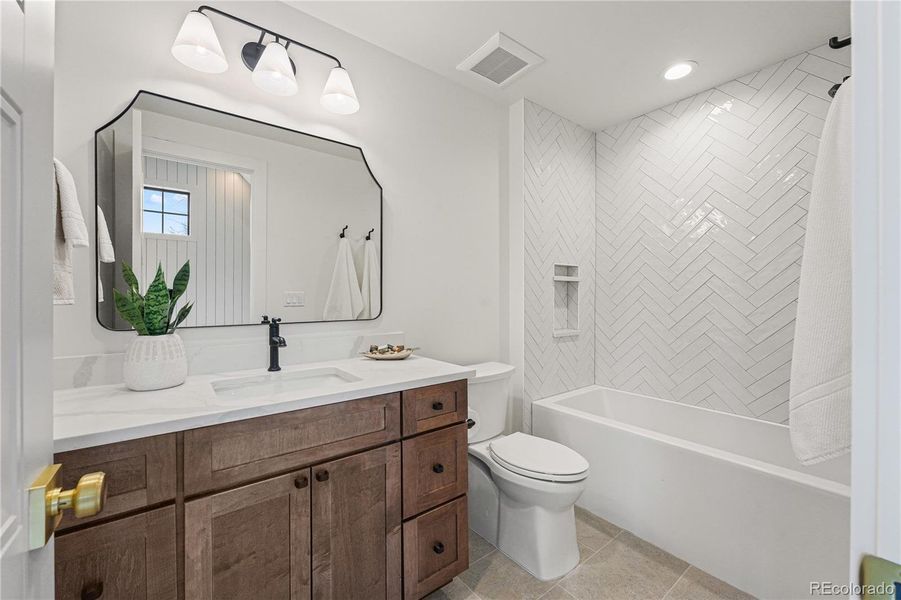 Furnished interior view inside a new home in , Denver (Image 8). Furnished interior view inside a new home in , Denver (Image 8).