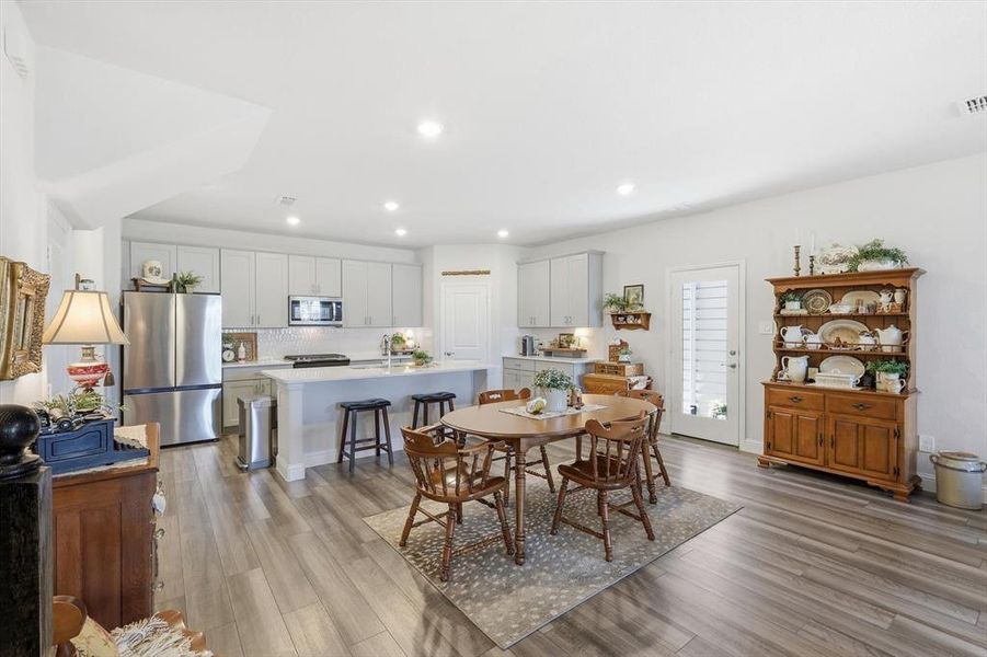 Furnished interior view inside a new home in Ashford Park - Cottage Series, Corinth (Image 9).
