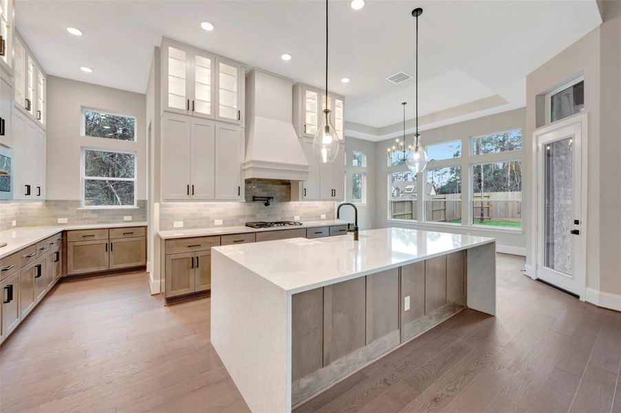 Furnished interior view inside a new home in The Woodlands Hills 70’, Willis (Image 16).