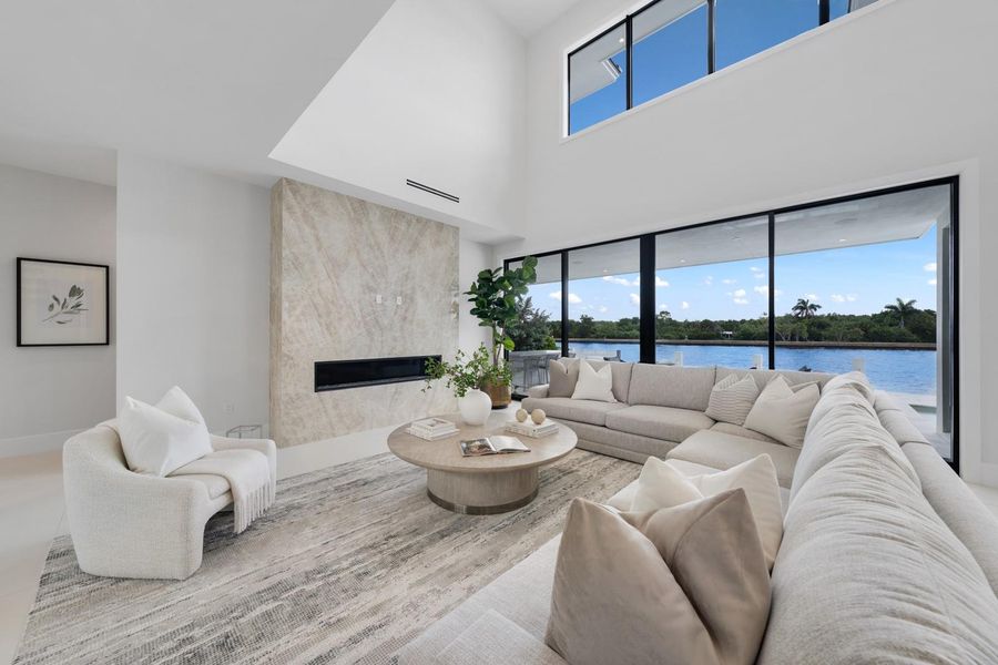 Furnished interior view inside a new home in , Fort Lauderdale (Image 6).