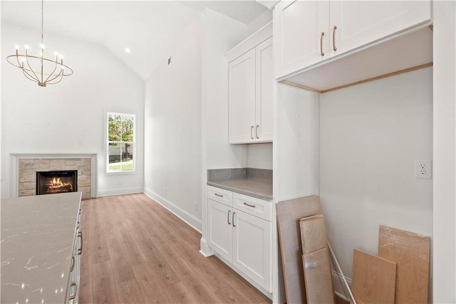 Furnished interior view inside a new home in , Calhoun (Image 8).