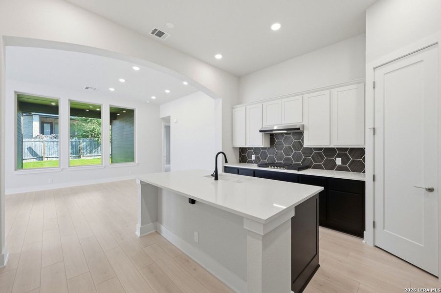 Furnished interior view inside a new home in Weston Oaks, San Antonio (Image 10).